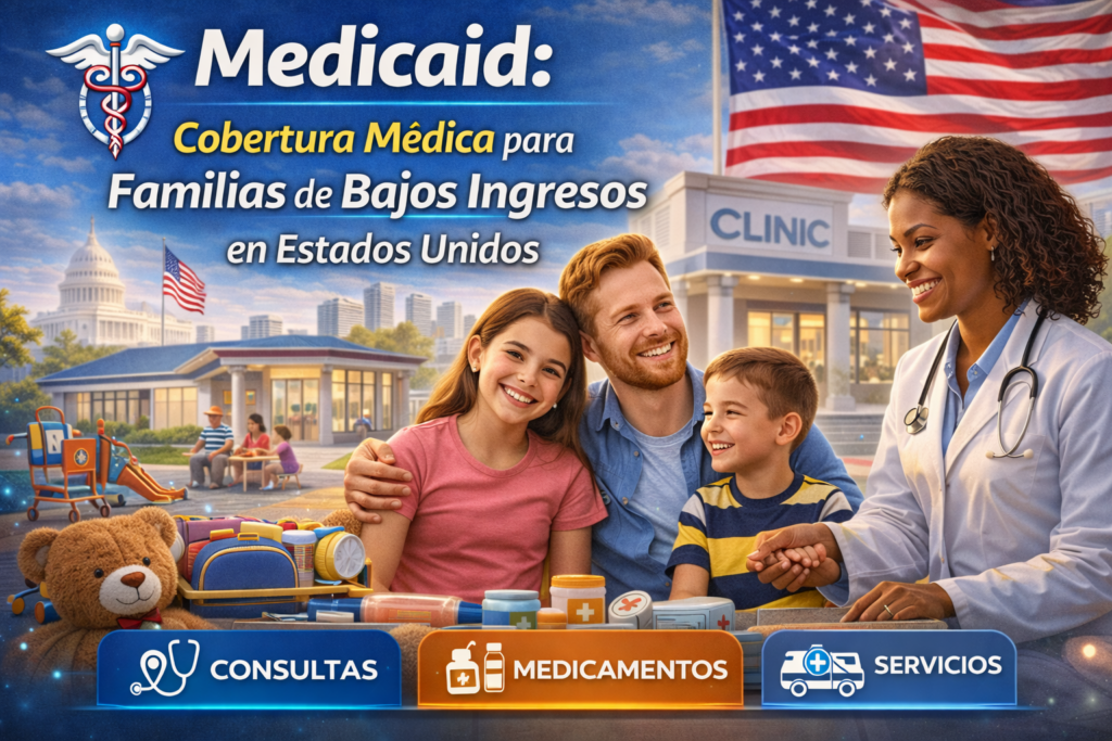 👨🏻‍🦰 Medicaid: Cobertura Médica para Familias de Bajos Ingresos en Estados Unidos