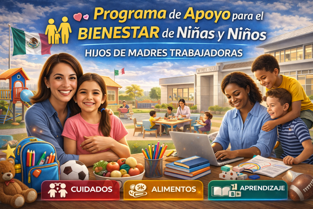 👨🏻‍🦰 Programa de Apoyo para el Bienestar de Niñas y Niños, Hijos de Madres Trabajadoras